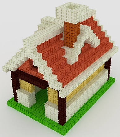 Preview for Interlocking structure assembly with voxels