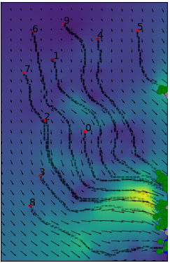 Preview for Autonomous Marine Sampling Enhanced by Strategically Deployed Drifters in Marine Flow Fields